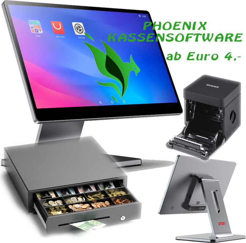 Android Kassensystem SET, 8GB Ram, 128GB Rom, Kassenlade, Bon Drucker, ... Android Kassensystem SET, 8GB Ram, 128GB Rom, Kassenlade, Bon Drucker, ...